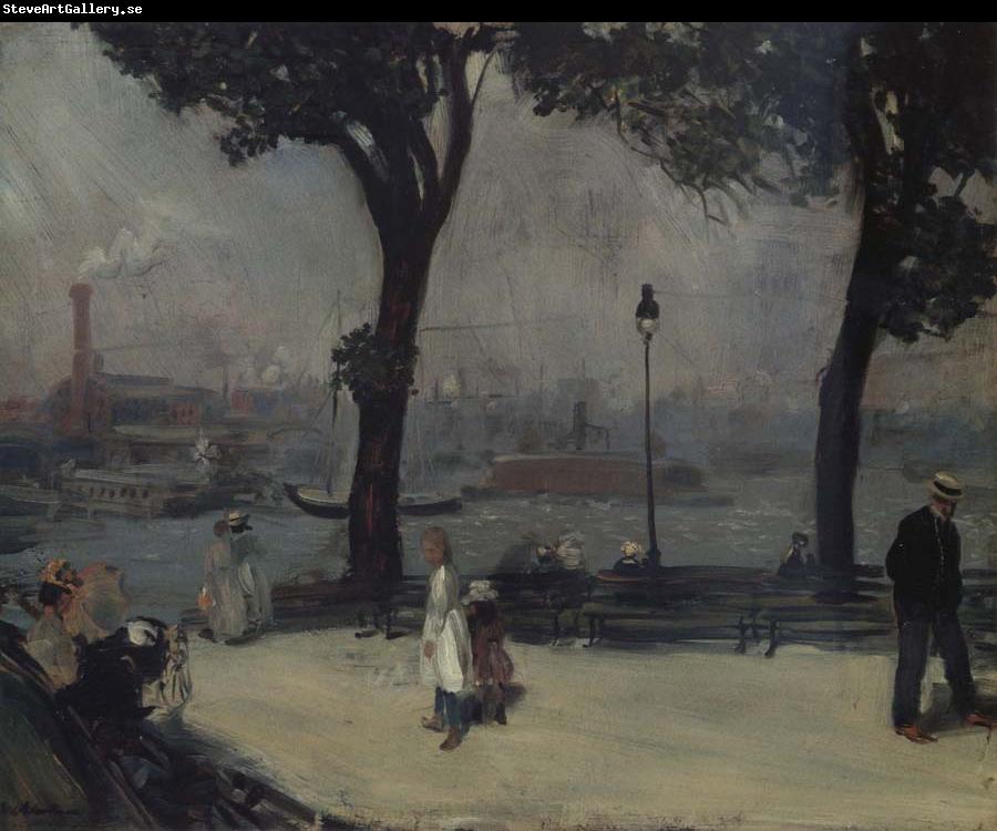 William Glackens Park on the River